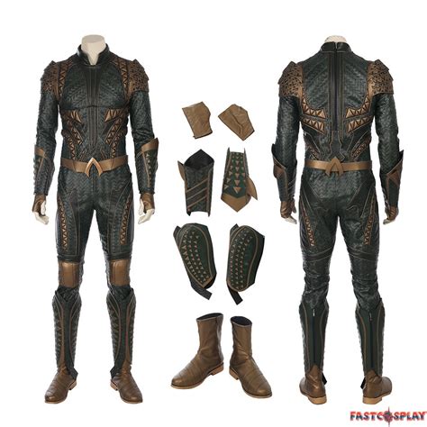 Justice League Aquaman Orin Arthur Curry Cosplay Costume Deluxe