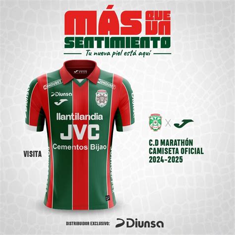 Camiseta Visitante CD Marathon 2024 25