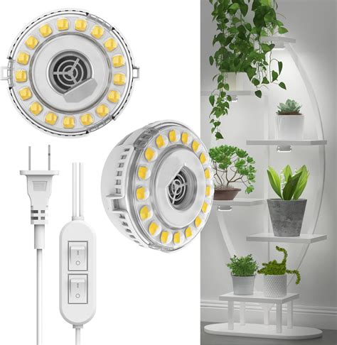 Sansi Led Puck Grow Light W Watt Equiv Full Spectrum Head