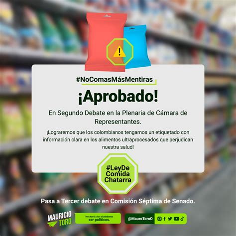 Colombia Colombia Avanza En El Etiquetado Frontal De Alimentos Ultraprocesados Infoalimentario