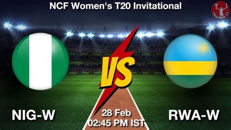 NIG W Vs RWA W Dream11 Team Prediction Fantasy Cricket Tips 28 Feb 2024