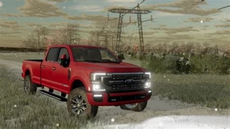 FS22 Ford SUPER DUTY LIMITED 2020 v 2 0 0 3 Cars Mod für Farming