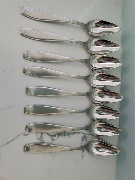8 Rostfrei Fruit Spoons Made In Germany Rostfrei Vintage Flatware