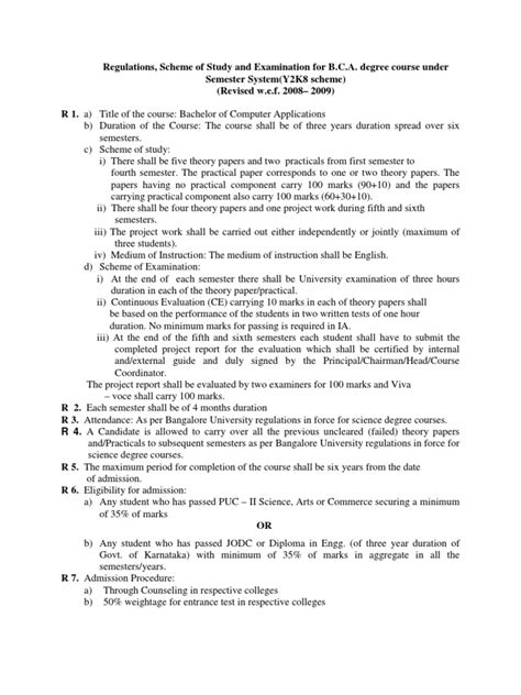 Bca Syllabus Pdf Relational Model Pn Junction