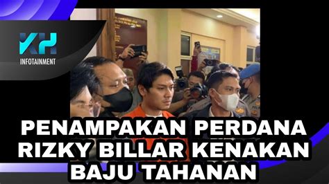 Penampakan Perdana Rizky Billar Pake Baju Tahanan Youtube