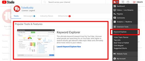 Tubebuddy Keyword Explorer Optimize Videos Tubebuddy