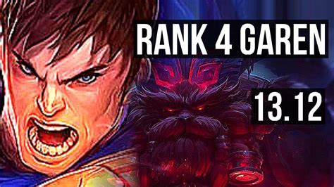 GAREN Vs ORNN TOP Rank 4 Garen 6 Solo Kills 1 0M Mastery 400