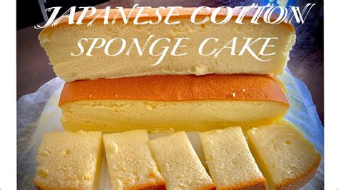 Japanese Cotton Sponge Cake How To Make Classic Homemade Japanese Cotton Sponge Cake Youtube