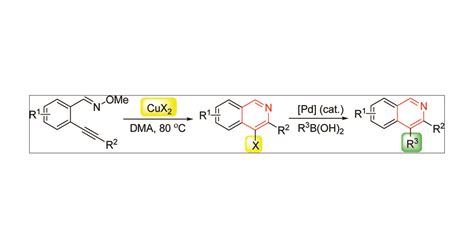 Synthesis Of Functionalized Isoquinolines Via Sequential Cyclization