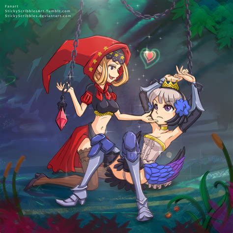 Gwendolyn And Velvet By Stickyscribbles Hentai Foundry