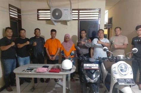 Pasutri Curi Motor Honda BeAT Street Di Medan Serasi Sampai Masuk Bui