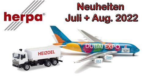 Herpa Modellauto Neuheiten Juli August 2022 YouTube