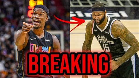 Demarcus Cousins Is Terrifying With The Miami Heat Jimmy Butler