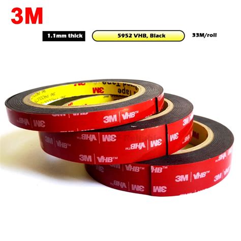 M Vhb Double Sided Acrylic Foam Adhesive Tape Heavy Duty Mounting