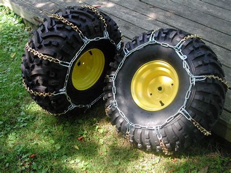 New tire chains on (PIC'S) | My Tractor Forum