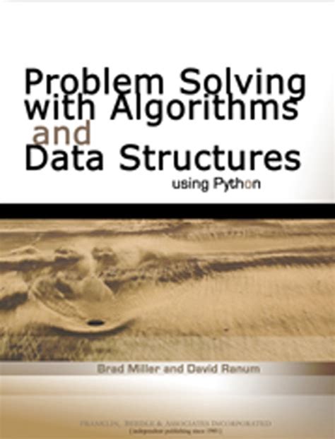 Problem Solving With Algorithms And Data Structures Using Python