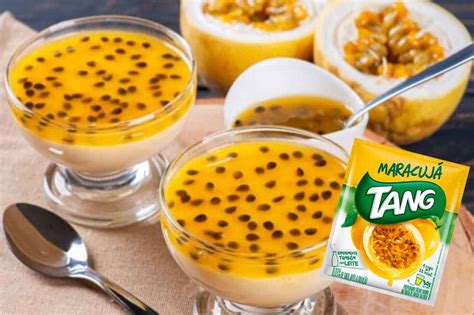 Receita de Mousse de Maracujá Tang