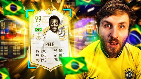 I Opened 1 Player Pick Pack Then Packed 99 Icon Moments Pele YouTube