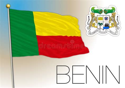 Ethiopia Official National Flag And Coat Of Arms Africa Stock Vector Illustration Of Nation