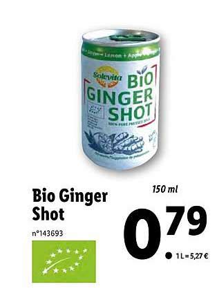 Promo Bio Ginger Shot Chez Lidl ICatalogue Fr