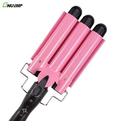 Professional Ceramic Body Three Barrel Style Curling Iron Electric Wave