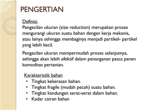 SOLUTION Alat Mesin Pengolahan Produk Pertanian Pengecil Ukuran