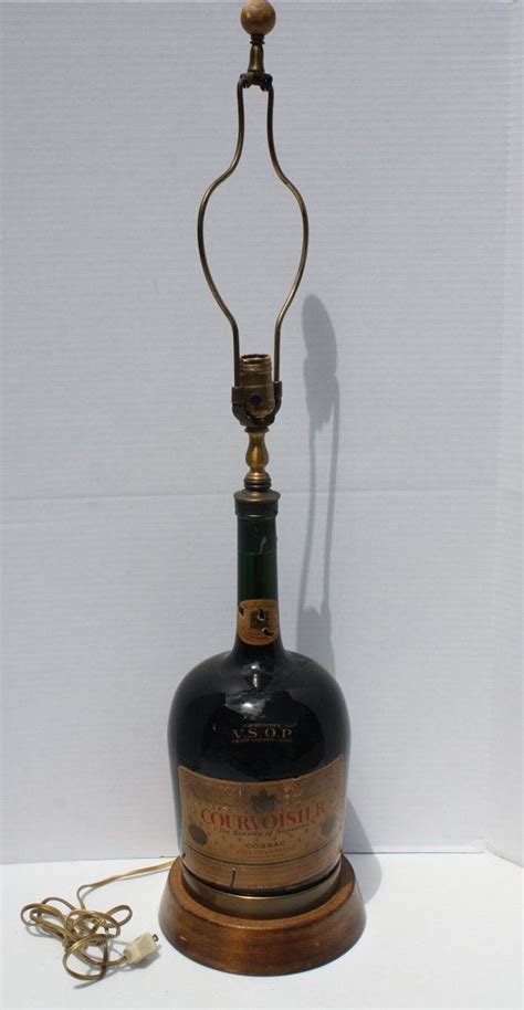 Vintage Liquor Bottle Lamp Courvoisier Cognac France Etsy Liquor Bottle Lamp Bottle Lamp