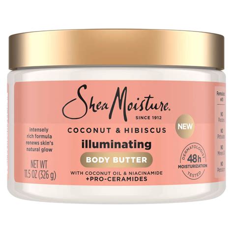 Shea Moisture Illuminating Body Butter Coconut And Hibiscus Shop Body