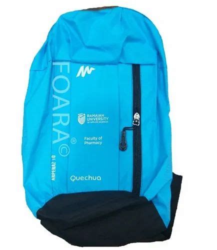 Polyester Blue Quencha 12l Backpack Bag Capacity 12litr At Rs 120