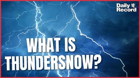 What Is Thundersnow? - YouTube