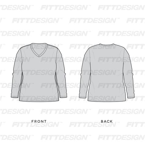 Ladies Plus Size V Shaped Neckline Set In Sleeve Tee Tech Pack