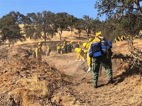 Preparing To Battle State Wildfires National Guard Training At Camp