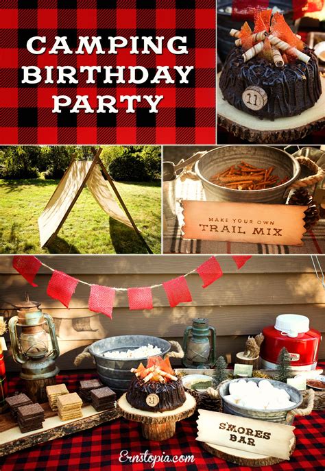 Camping Birthday Party Camping Party Decorations Adult Camping Party