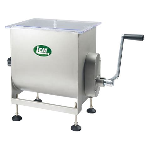 Big Bite Motorized Or Manual Meat Mixer 50 Lb Capacity Lem Products