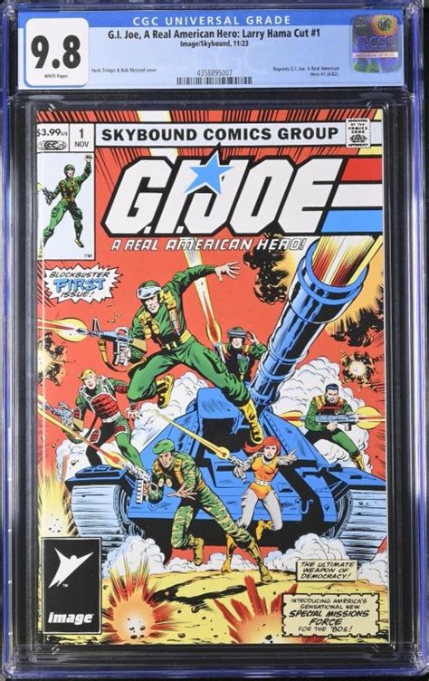 Gi Joe Larry Hama Cut Cgc Facsimile Of Marvel Original