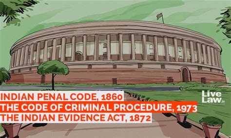 Govt Has Initiated Process To Amend Ipc Crpc And Indian Evidence Act