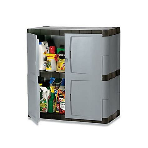 Rubbermaid Armoire De Rangement 2 Portes H 37 Po X L 36 Po X P 18 Po Et