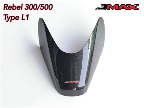 Carbon Tank Cover Honda Rebel 300 500 Jmax V1