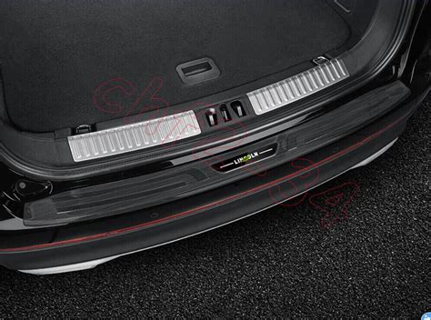 For Lincoln Nautilus 2019 2022 Rear Bumper Protector Sill Plate Guard Cover Trim Ebay