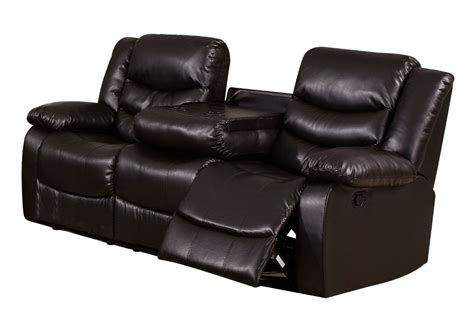 Black Leather Reclining Sectional Products HomesFeed