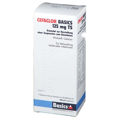 Cefaclor Basics Mg Ts Ml Mit Dem E Rezept Kaufen Shop Apotheke