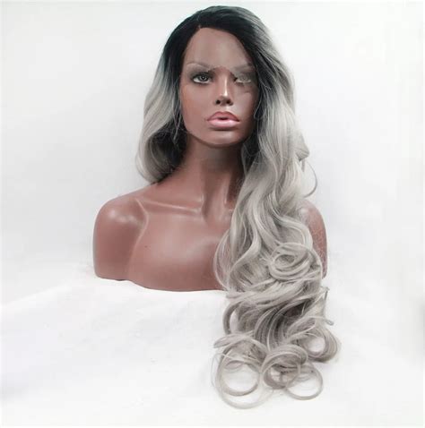 Fantasy Beauty Two Tones Cheap Synthetic Long Nature Wave Heat