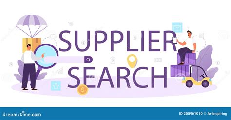 Supplier Search Typographic Header B2b Idea Global Logistic