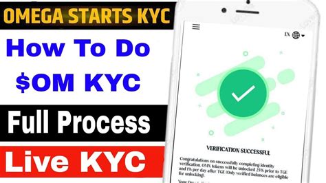 Omega Kyc Full Process Live Kyc Approved All Updates Of Kyc Live In