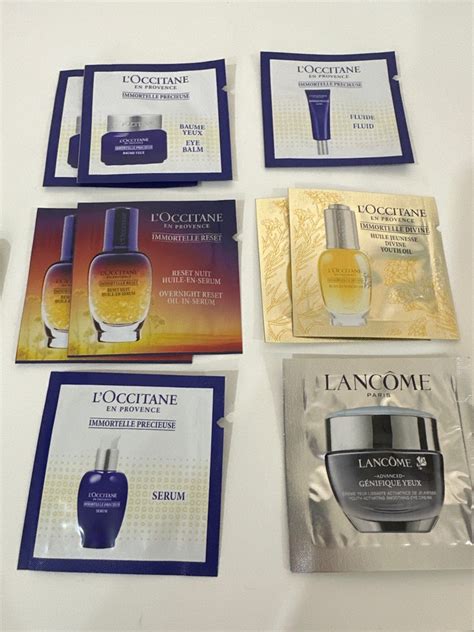 Loccitane Lancome Samples Beauty Personal Care Face Face Care On