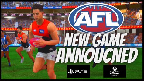 Afl Next Gen Game Annoucned New Ps Xbox Series X Youtube