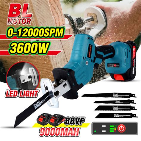 ONEVAN 88VF 3600W Brushless Cordless Electric Reciprocating Saw