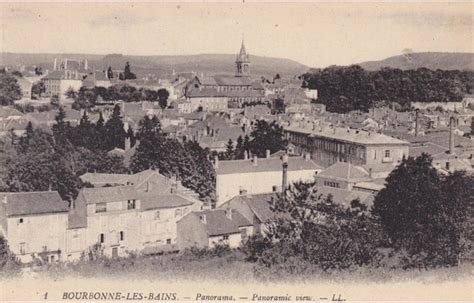 Bourbonne Les Bains Cpa Bourbonne Les La Rue Des Bains Carte