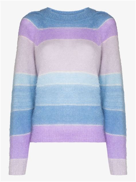 MARANT ÉTOILE Daniel striped sweater Browns