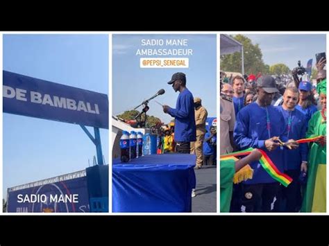 Sadio Man Inaugure Le Nouveau Stade De Bambali Un Joyau Qui La Offert